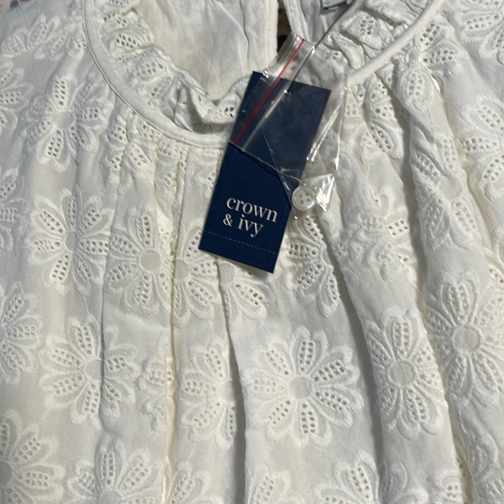 Brand New summer white short dress plus size 2XL